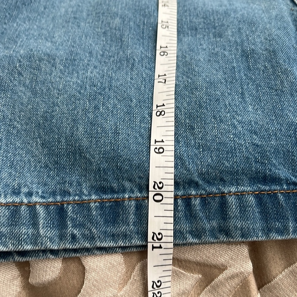 EVIDNT PENCIL SKIRT DENIM Size 26, slit to mid skirt NWT - Picture 6 of 6